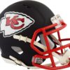 Kansas City Chiefs Black Matte Speed Mini Helmet New In Box 10677