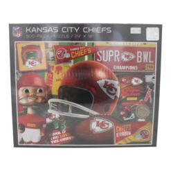 Kansas City Chiefs 18"x24" YouTheFan 500 Piece Retro Series Puzzle