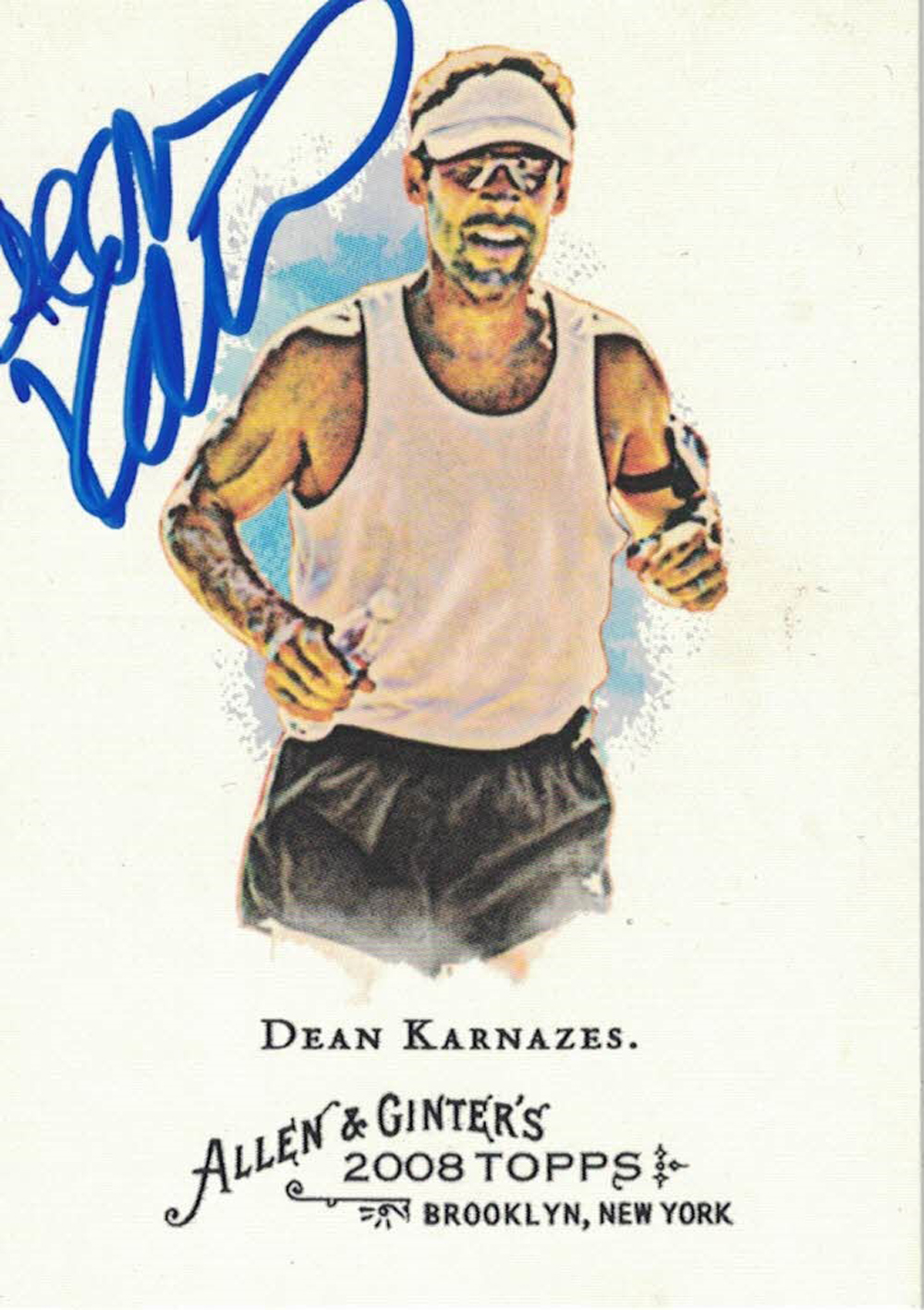 Dean Karnazes 2008 Allen & Ginter A&G #268 Trading Card Marathon