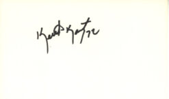 Keith Kartz Autographed/Signed Denver Broncos Index Card BAS 45389
