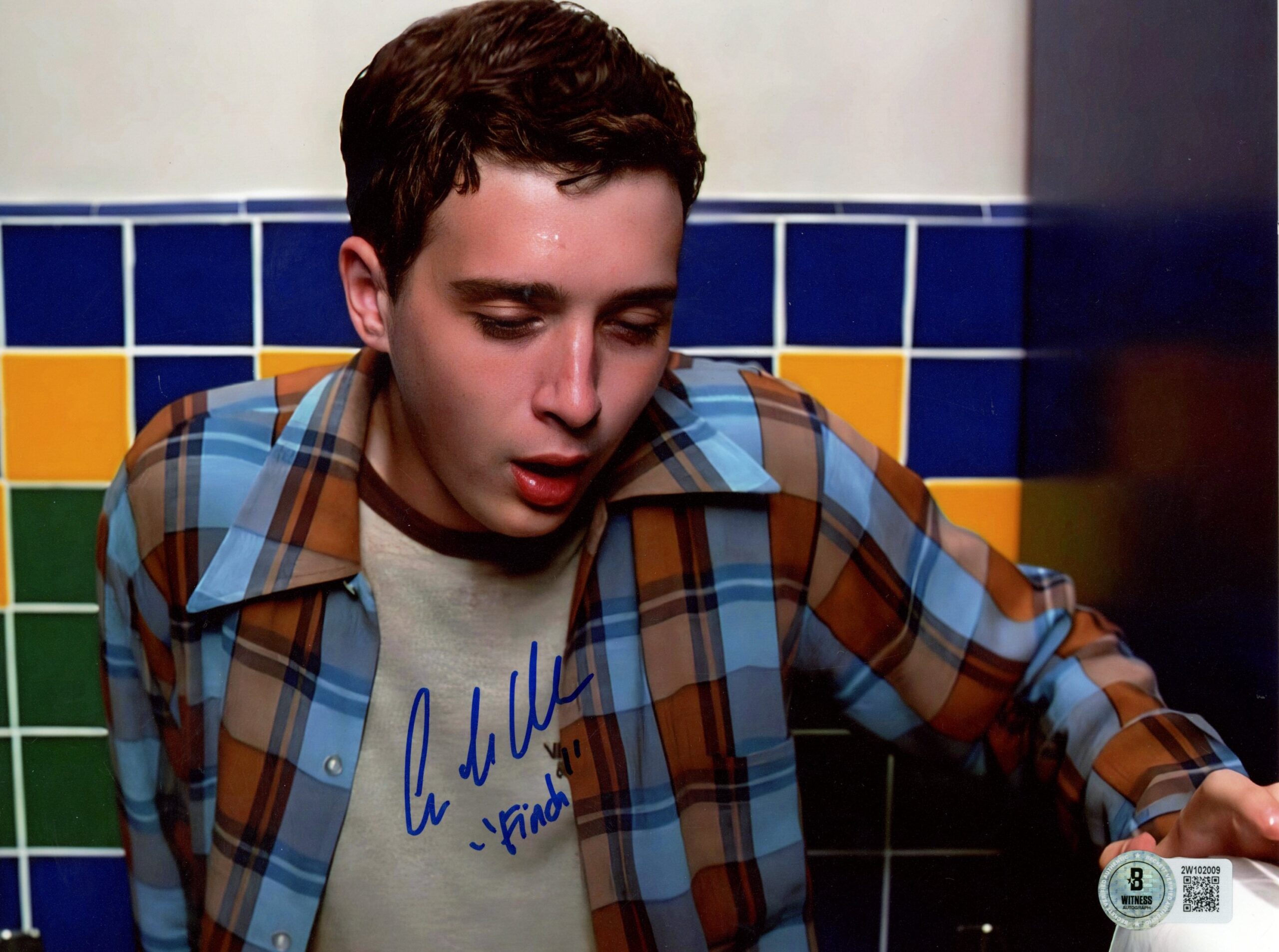 Eddie Kaye Autographed/Signed American Pie 8x10 Photo Finch Beckett 54414