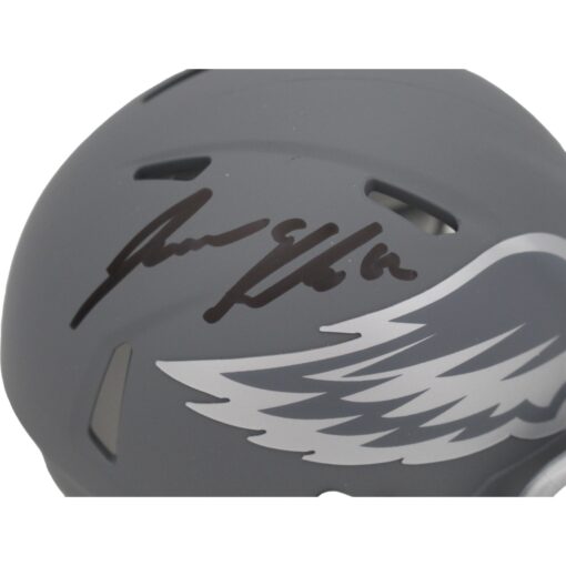 Jason Kelce Signed Philadlephia Eagles Slate Mini Helmet PSA 45810