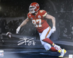 Travis Kelce Autographed/Signed Kansas City Chiefs 16x20 Photo Beckett