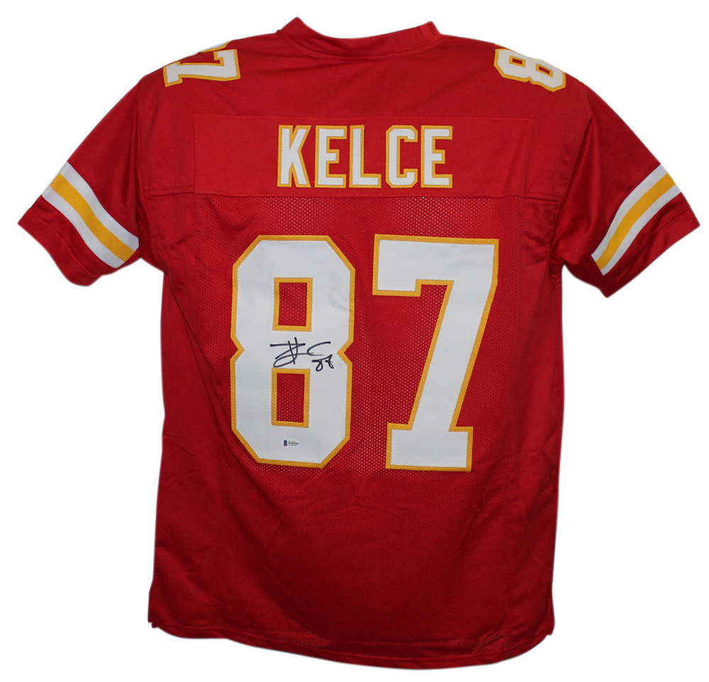 red travis kelce jersey