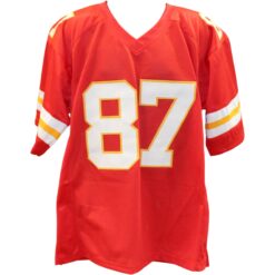 Travis Kelce Custom Pro Style Sz XL Red Jersey Sewn Stitched Unautographed 57954