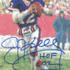 Jim Kelly Autographed/Signed Buffalo Bills Goal Line Art Card HOF Blue BAS 27293