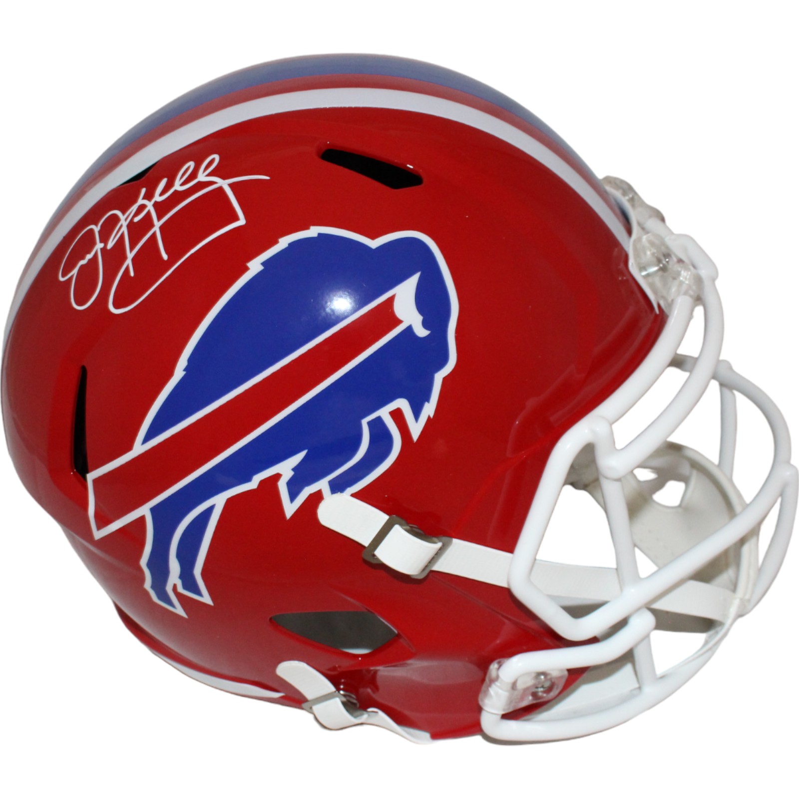 Jim Kelly Autographed/Signed Buffalo Bills F/S Helmet TB Beckett
