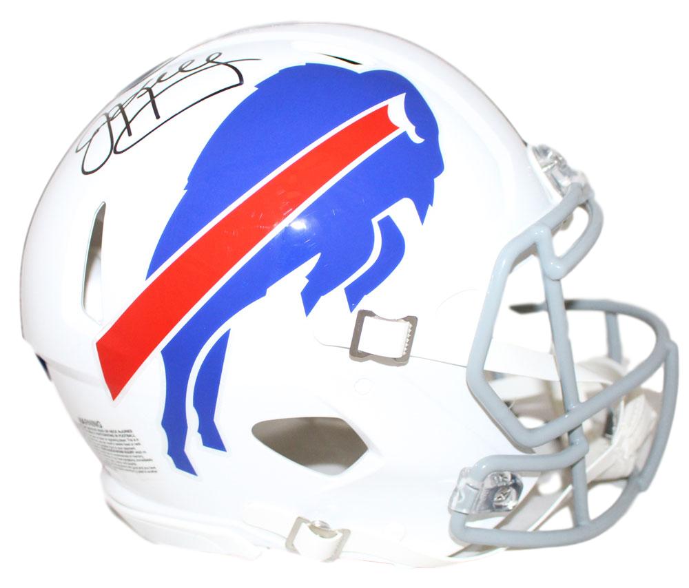 Jim Kelly Autographed/Signed Buffalo Bills Speed Authentic Helmet JSA 28285