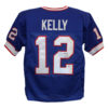 Jim Kelly Autographed/Signed Pro Style Blue XL Jersey BAS 26509