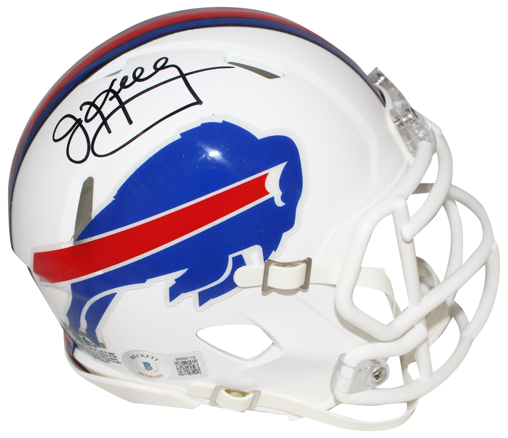 Jim Kelly Autographed/Signed Buffalo Bills Mini Helmet Spd Beckett