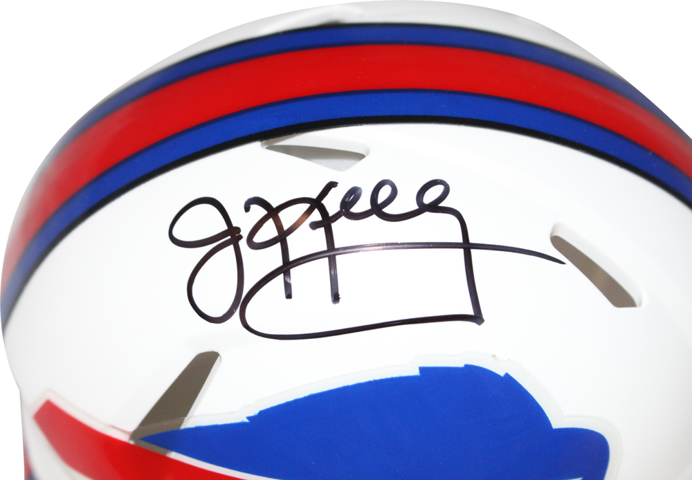 Jim Kelly Autographed/Signed Buffalo Bills Mini Helmet Spd Beckett