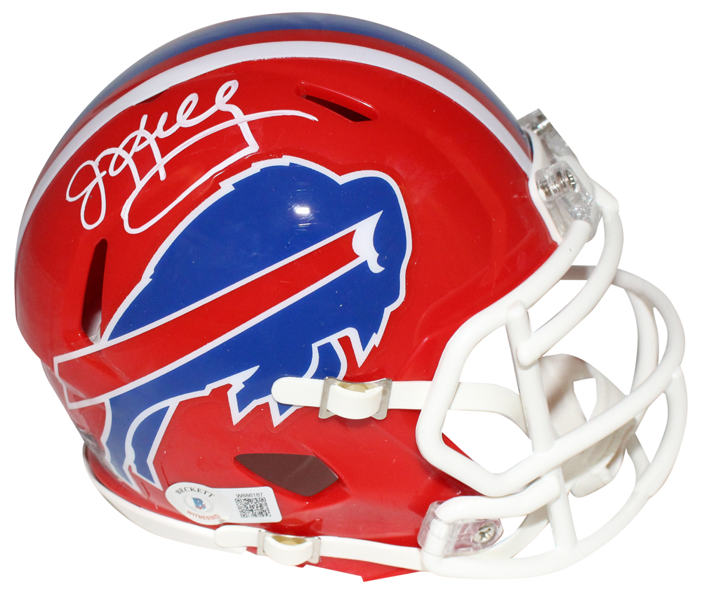 Jim Kelly Autographed/Signed Buffalo Bills Mini Helmet TB Beckett