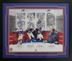 Buffalo Bills Signed Framed 16x20 Photo Kelly Thomas Reed & Levy JSA