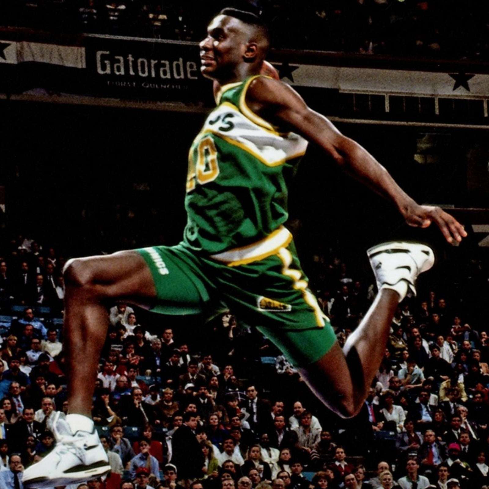 Shawn Kemp Autographed/Signed Seattle Supersonics 8x10 Photo JSA 58657