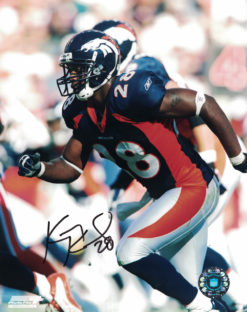 Kenoy Kennedy Autographed/Signed Denver Broncos 8x10 Photo 24250 PF