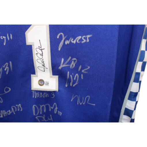 Kentucky Wildcats 21/22 Team Signed College Style Jersey Calipari BAS