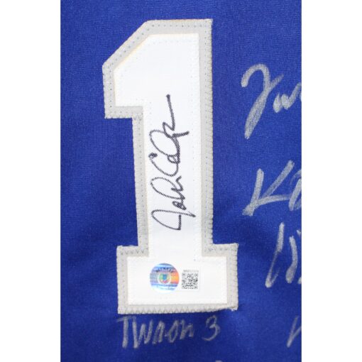 Kentucky Wildcats 21/22 Team Signed College Style Jersey Calipari BAS