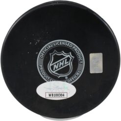 Dave Keon Autographed/Signed Toronto Maple Leafs Logo Puck NHL Top 100 JSA 53989