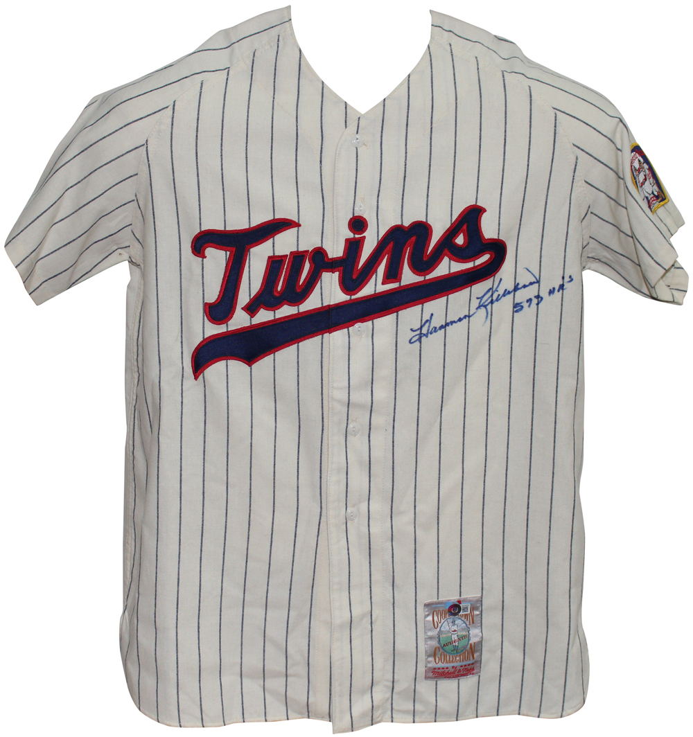 Harmon Killebrew Signed Minnesota Twins White Mitchell & Ness Jersey BAS