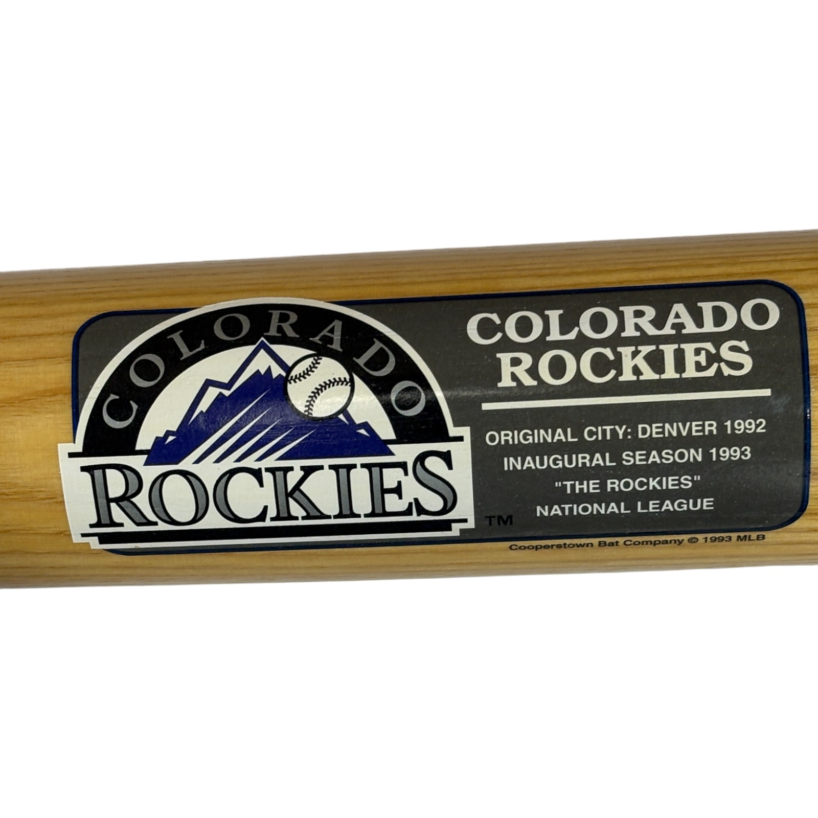 Mike Kingery Autographed Colorado Rockies Cooperstown Commemorative Bat 53444 4 Mike Kingery Autographed Colorado Rockies Cooperstown Commemorative Bat 53444