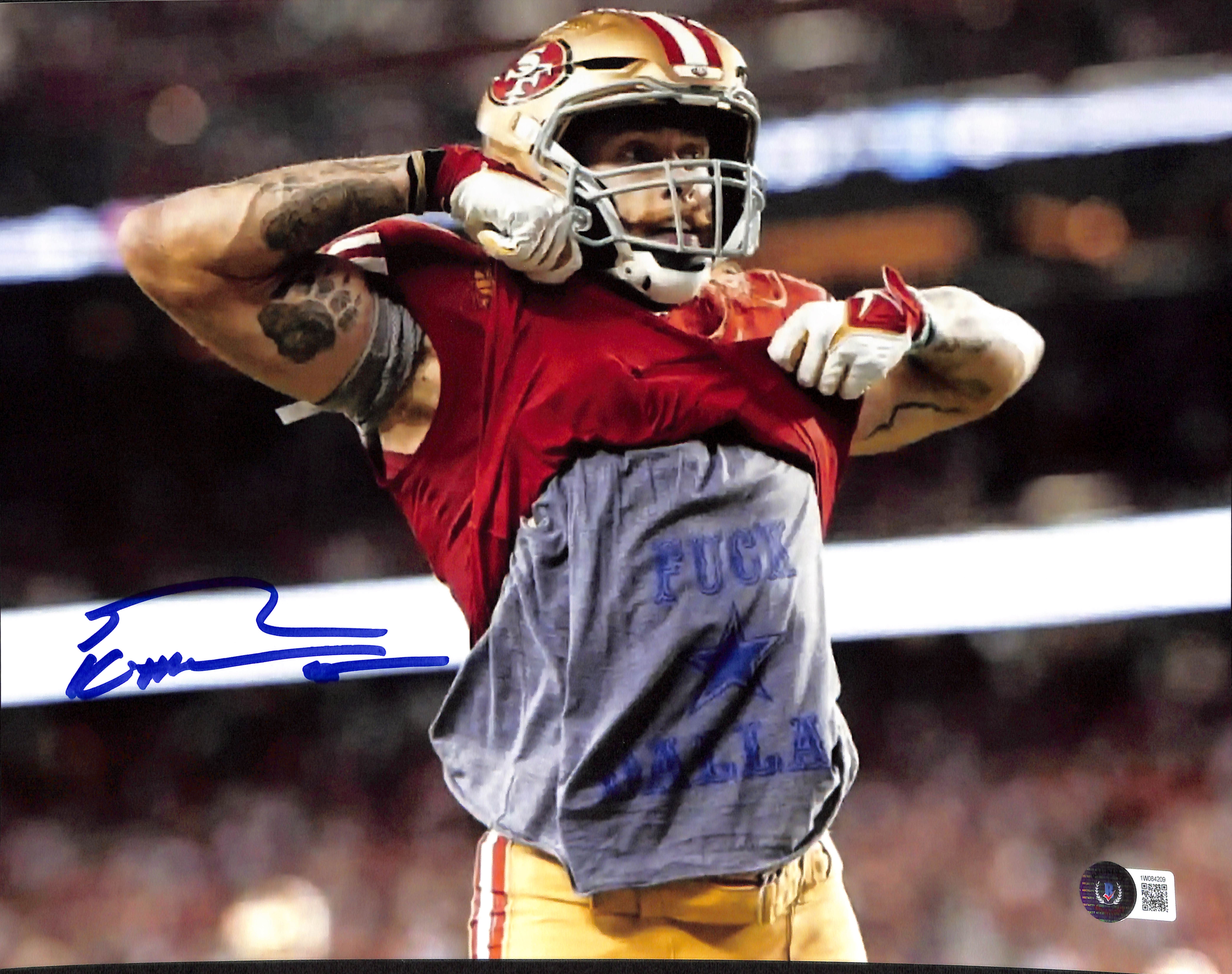 George Kittle Autographed San Francisco 49ers 11x14 Photo Beckett