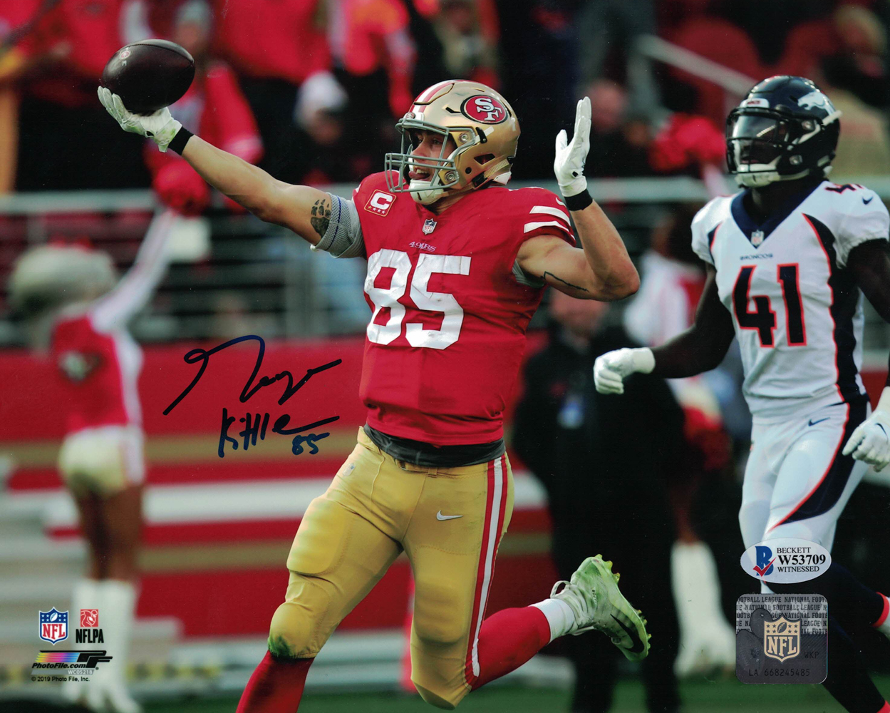George Kittle Autographed/Signed San Francisco 49ers 8x10 Photo Beckett 