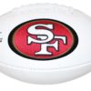 George Kittle Autographed San Francisco 49ers White Logo Football BAS 26070