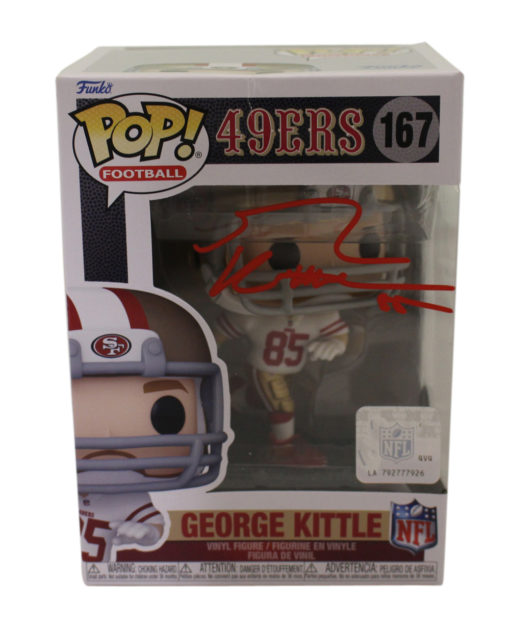 George Kittle Autographed San Francisco 49ers Funko Pop! #167 Beckett