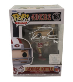 George Kittle Autographed San Francisco 49ers Funko Pop! #167 Beckett
