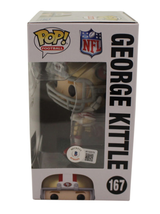 George Kittle Autographed San Francisco 49ers Funko Pop! #167 Beckett