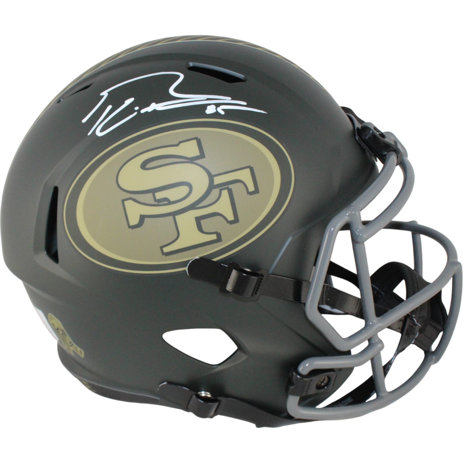 George Kittle Autographed San Francisco 49ers F/S 25 STS Helmet Beckett 53408