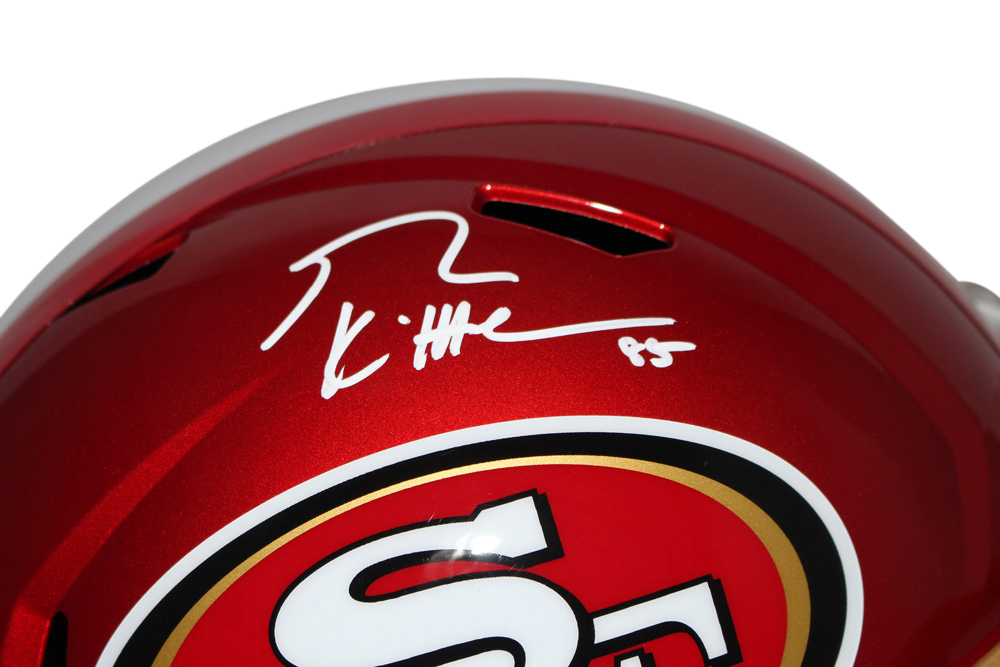 George Kittle Autographed San Francisco 49ers F/S Flash Speed Helmet BAS