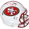George Kittle Signed San Francisco 49ers White Speed Replica Helmet BAS 26081