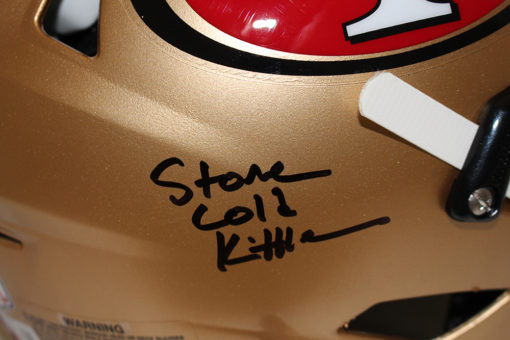 George Kittle Signed San Francisco 49ers Authentic Speed Flex Helmet BAS