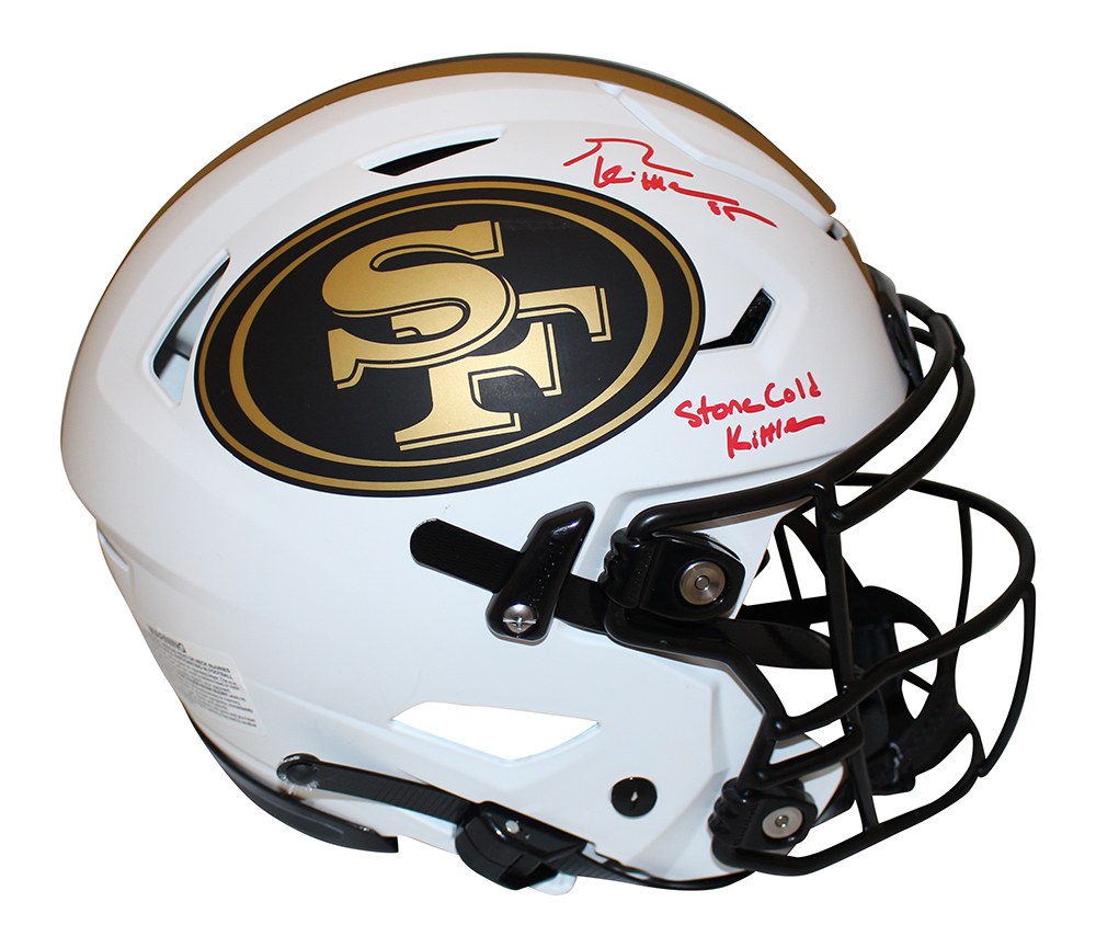George Kittle Signed 49ers Authentic Lunar Speed Flex Helmet BAS