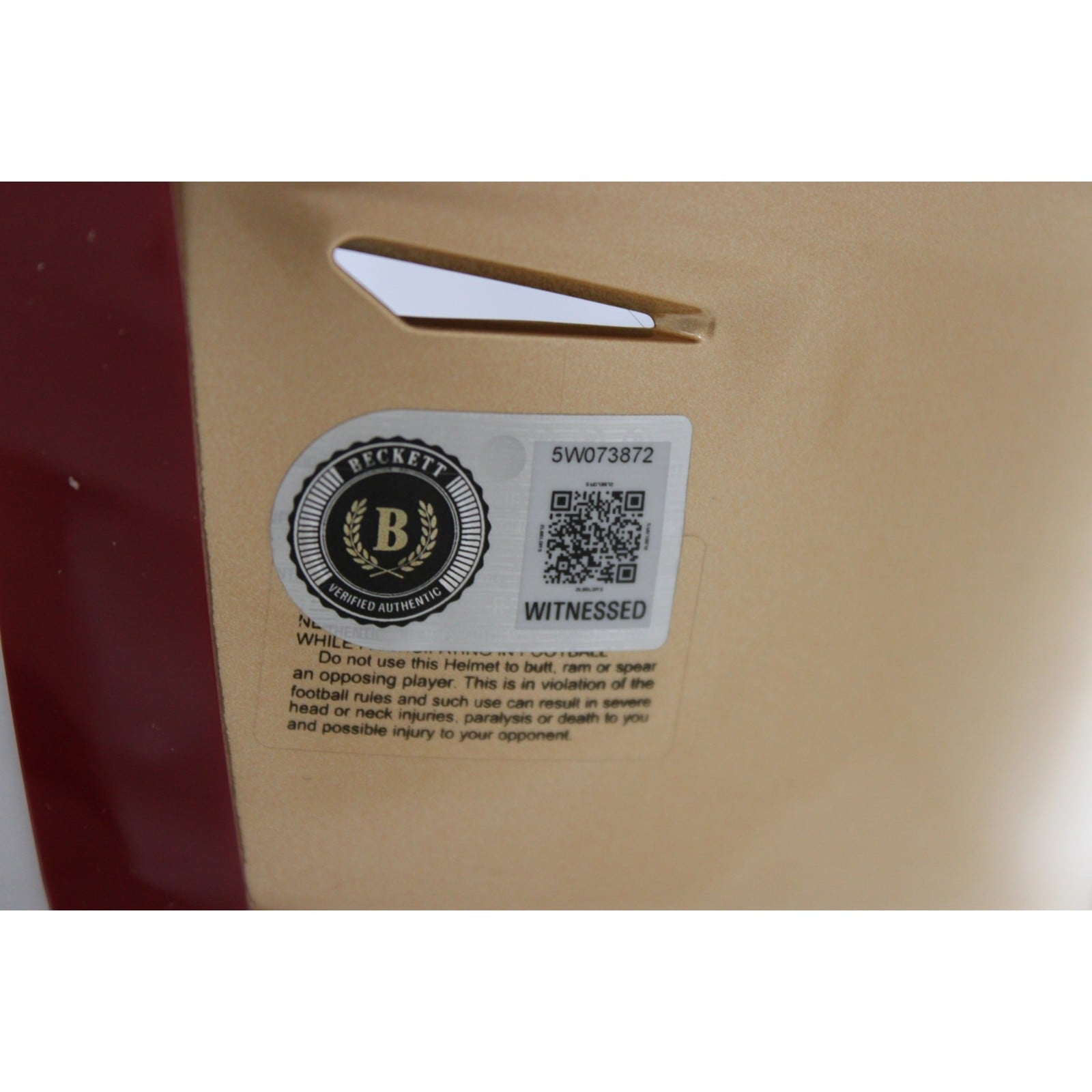 George Kittle Autographed San Francisco 49ers Helmet Mid-Size Midi Beckett 58558 5 George Kittle Autographed San Francisco 49ers Helmet Mid-Size Midi Beckett 58558