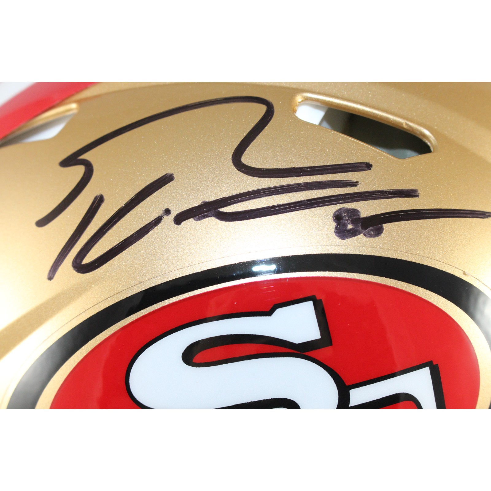 George Kittle Autographed San Francisco 49ers Authentic Helmet Beckett W 53432 2 George Kittle Autographed San Francisco 49ers Authentic Helmet Beckett W 53432