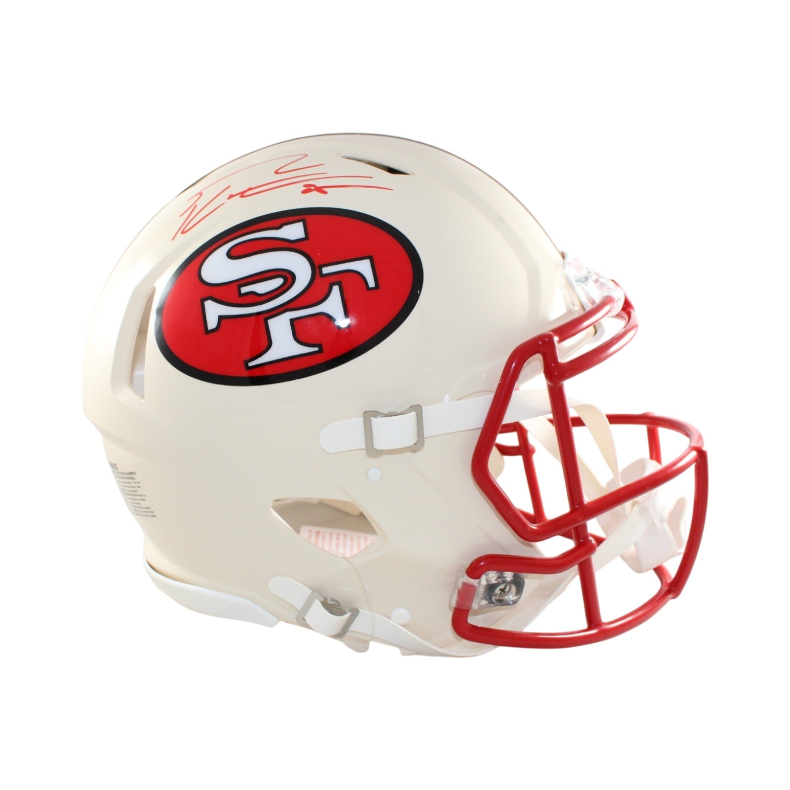 George Kittle Autographed San Francisco 49ers Helmet Pro Retro Beckett 58567