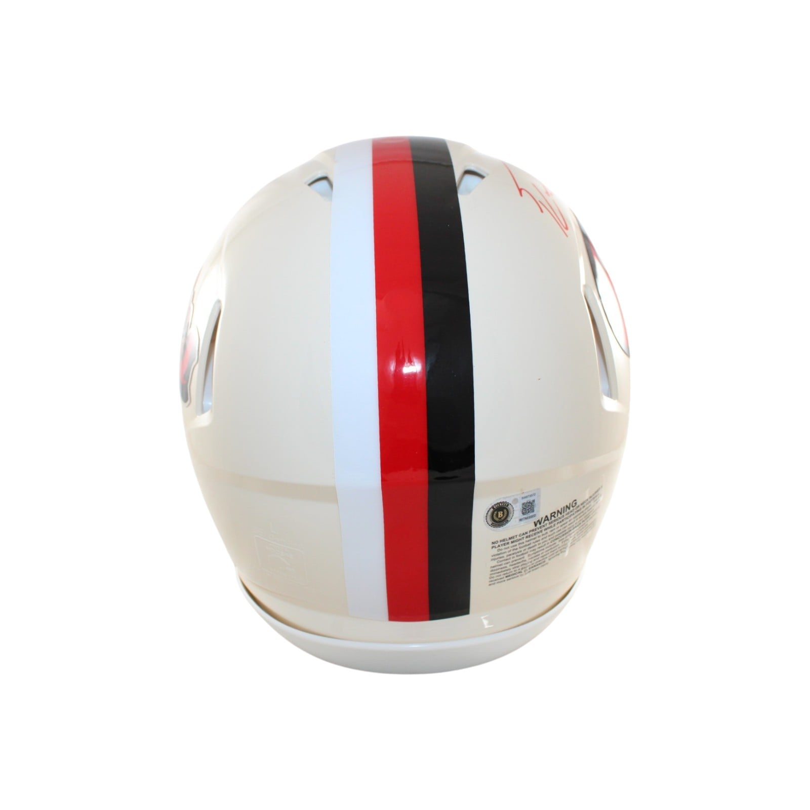 George Kittle Autographed San Francisco 49ers Helmet Pro Retro Beckett 58567 3 George Kittle Autographed San Francisco 49ers Helmet Pro Retro Beckett 58567