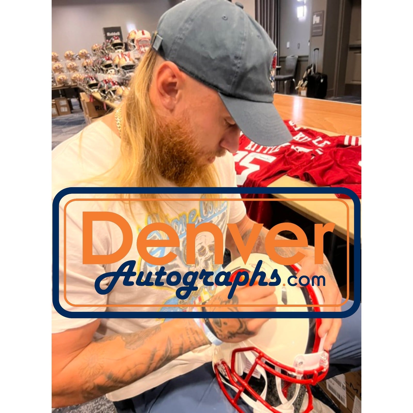 George Kittle Autographed San Francisco 49ers Helmet Pro Retro Beckett 58567 8 George Kittle Autographed San Francisco 49ers Helmet Pro Retro Beckett 58567