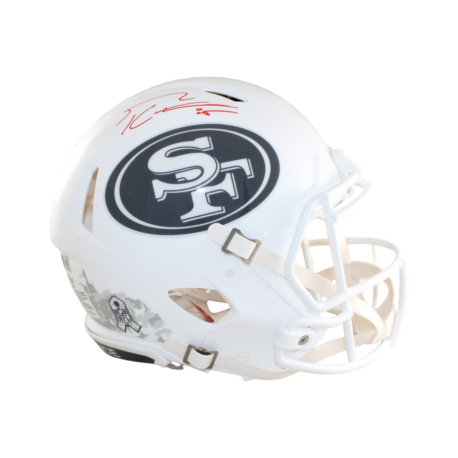 George Kittle Autographed San Francisco 49ers STS 2024 Helmet Pro Beckett 58563