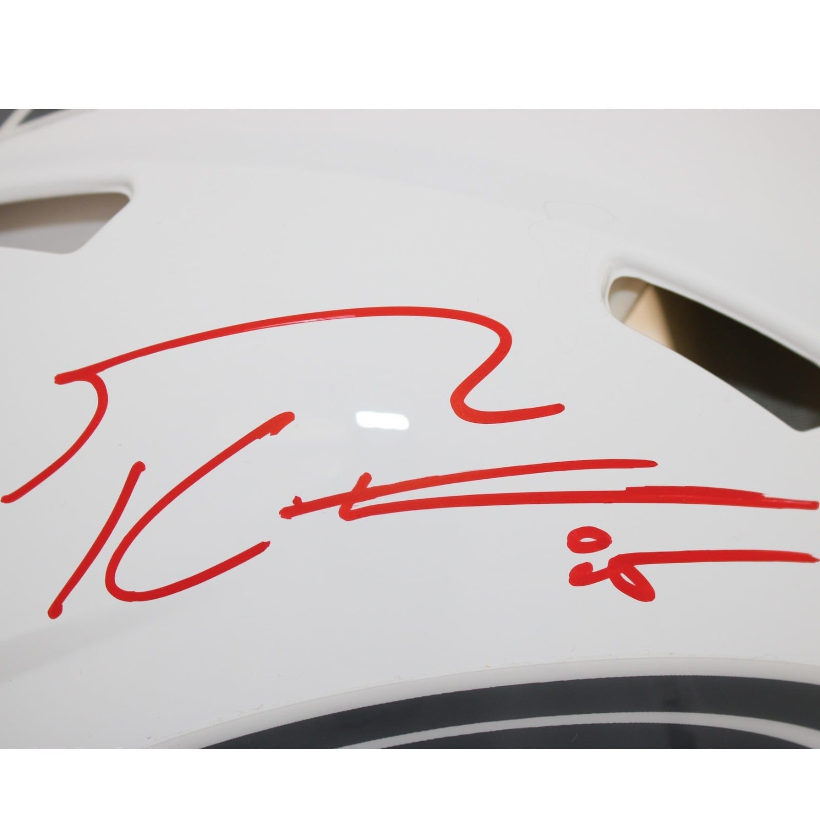George Kittle Autographed San Francisco 49ers STS 2024 Helmet Pro Beckett 58563