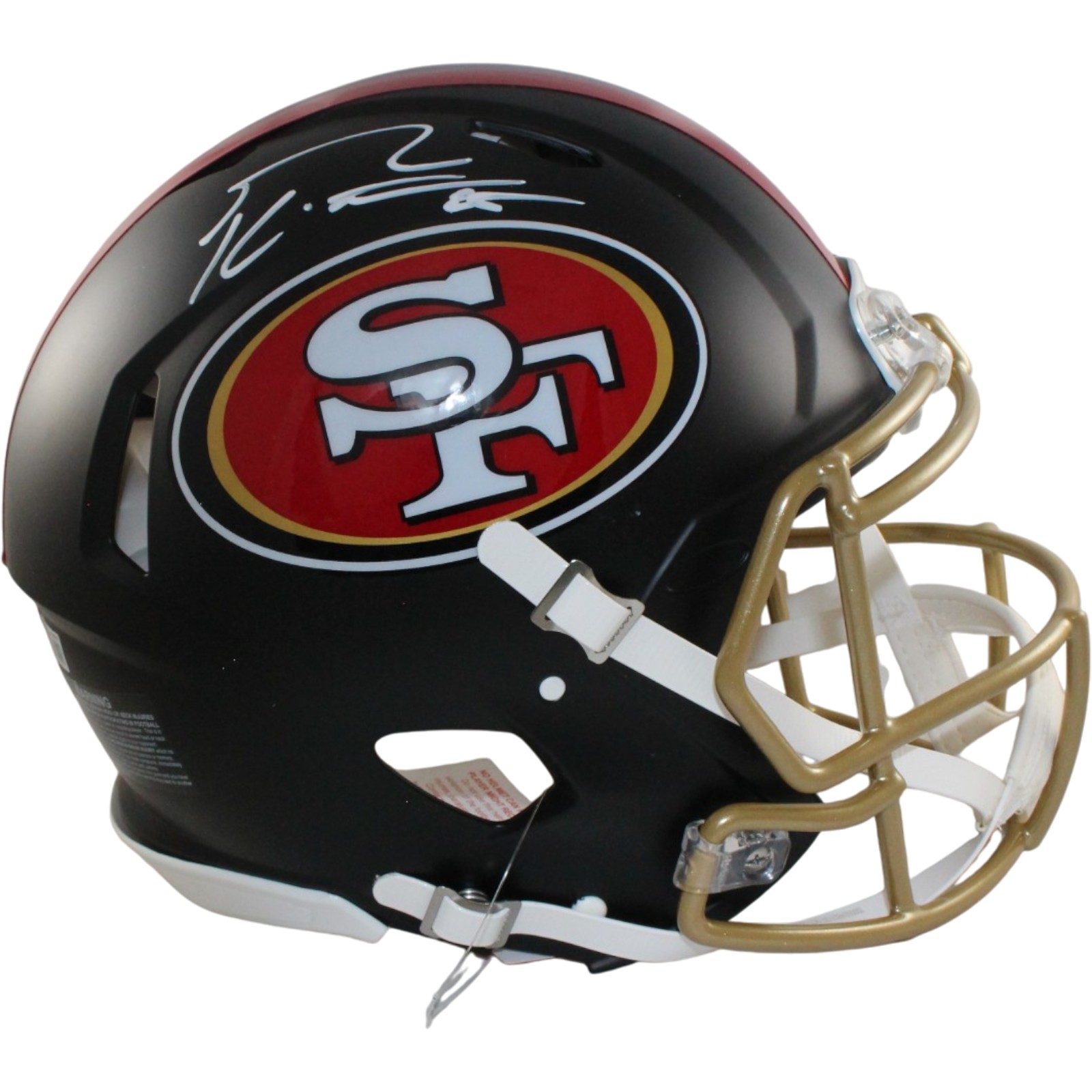 George Kittle Autographed San Francisco 49ers Pro Rivalries Helmet Beckett Witness 55462
