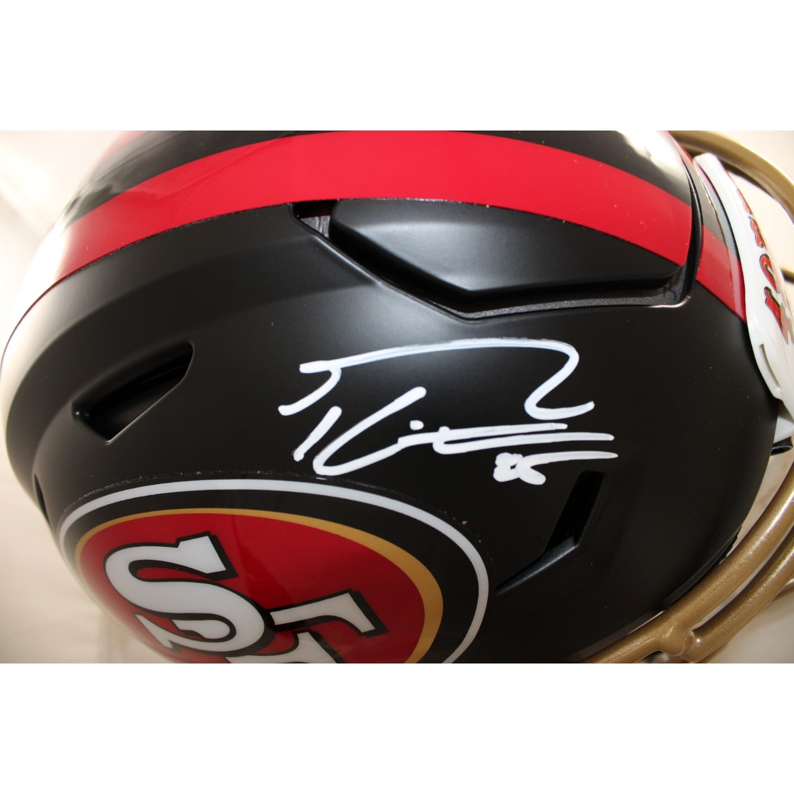George Kittle Signed San Francisco 49ers Helmet F/S Speedflex Rival BAS 58571 2 George Kittle Signed San Francisco 49ers Helmet F/S Speedflex Rival BAS 58571