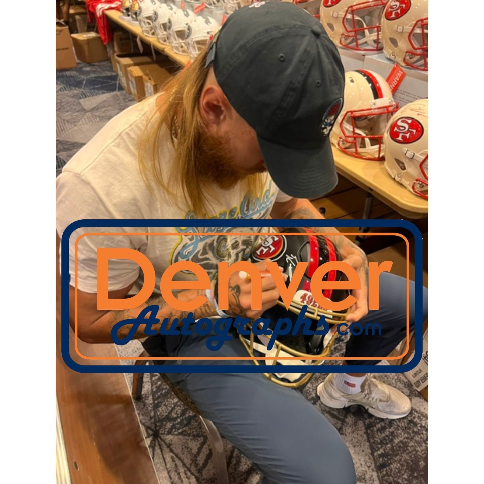 George Kittle Signed San Francisco 49ers Helmet F/S Speedflex Rival BAS 58571 7 George Kittle Signed San Francisco 49ers Helmet F/S Speedflex Rival BAS 58571