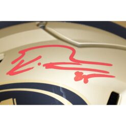 George Kittle Signed San Francisco 49ers SpeedFlex Rave Helmet Beckett W 53416