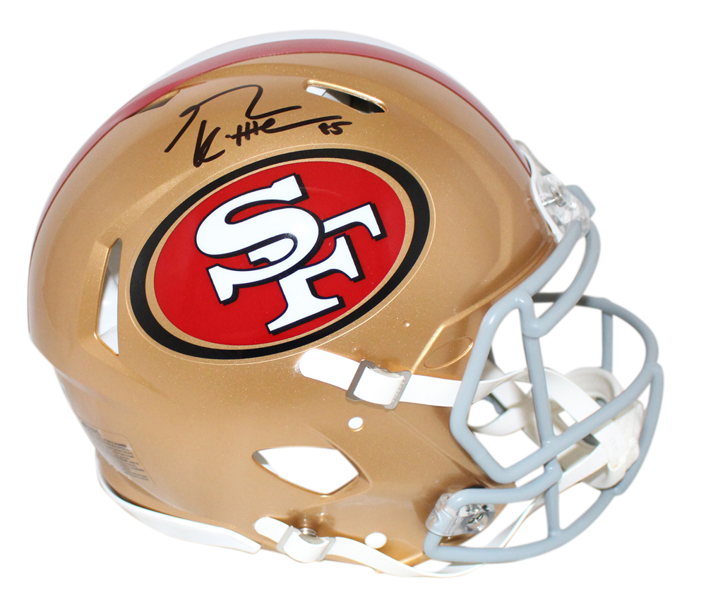 George Kittle Autographed San Francisco 49ers Authentic Speed Helmet BAS