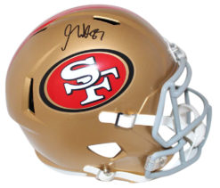 George Kittle Autographed San Francisco 49ers Speed Replica Helmet BAS 24054