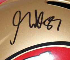 George Kittle Autographed San Francisco 49ers Speed Replica Helmet BAS 24054