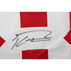 George Kittle Autographed/Signed San Francisco 49ers Red Jersey Beckett 58532